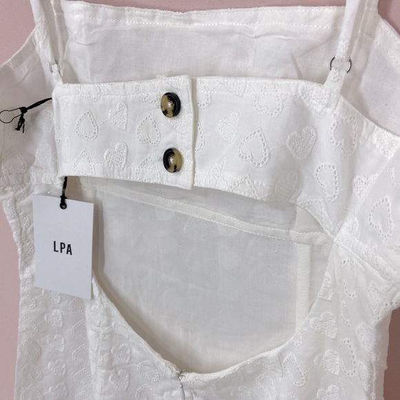 LPA Cotton Janina Dress in White Size S from REVOLVE - Picture 9 of 9